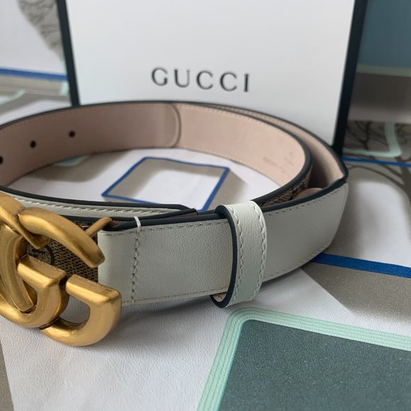GG Marmont thin belt Style ‎409417 92TLC 9761 main image 5